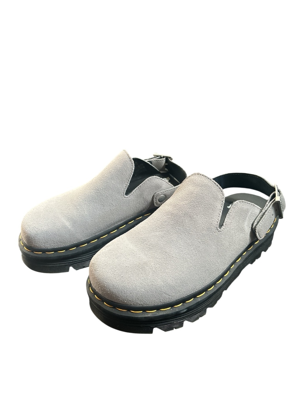 Dr. Martens Grey Suede platform mule - Picture 4 of 5